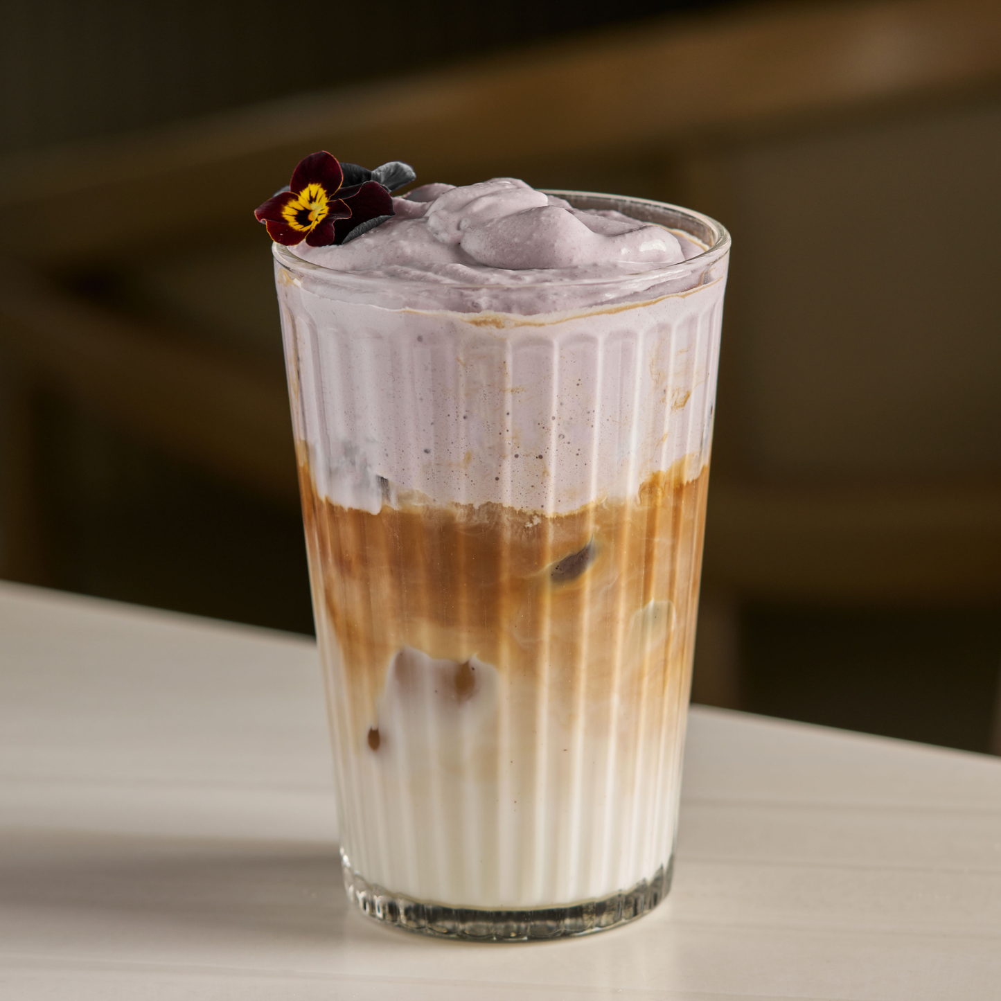 Taro Bloom Latte